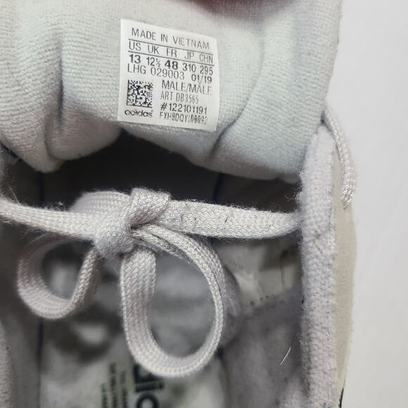 Men's Adidas Running Shoes Originals Yung 96 Sz 13 Sneakers Gray White Gold - Picture 5 of 10